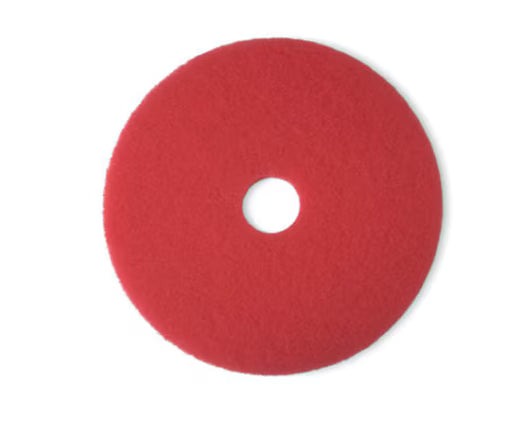 3M™ Premium Vloerpads Rood, 406 mm, 5/Doos