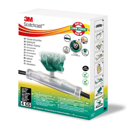 3M™ Scotchcast™ 92-NBA GS Giethars-Lijnverbindingsmof, maat 7, 0.6/1 kV, 4x 120 - 240 mm², 1/doos