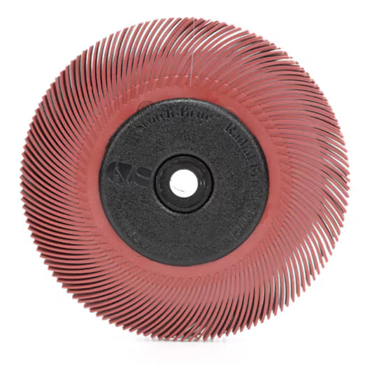 Scotch-Brite™ Radial Bristle Brush BB-ZB met adapter, Type C, 150 mm x 12,7 mm x 25,4 mm, 6µ