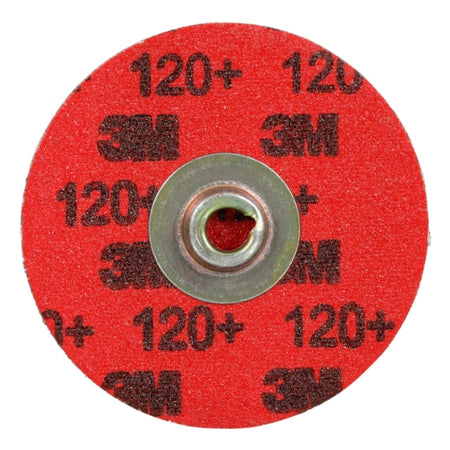 3M™ Roloc™ Duurzame randschijf 767F, 120+ YF-gewicht, TSM, kastanje, 76,2 mm, matrijs RS300VM, 50/doos, 200 st./omdoos