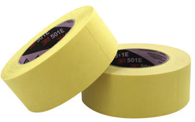 3M™ Industrial Masking Tape voor hoge temperaturen 501E, Beige, 72 mm x 50 m