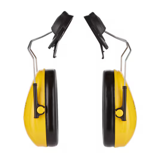 3M™ PELTOR™ Optime™ I Gehoorkap voor helm H510P3E, SNR-waarde 26 dB, geel