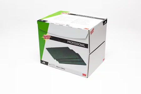 Scotch-Brite™ Schuurpads voor Algemeen Gebruik 96, Groen, 158 mm x 224 mm, 20/Pak