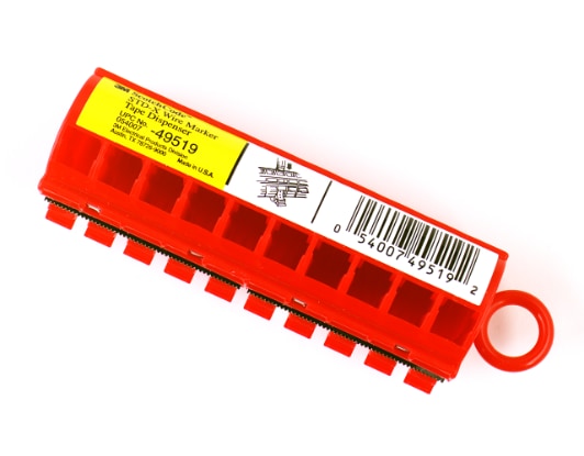 3M™ ScotchCode™ SDR-0/9 Kabelmarkering Navulrollen, Nummer 0-9, 10x Retailverpakking