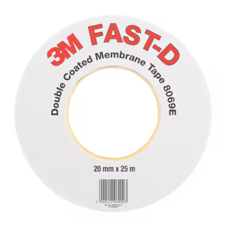 3M™ Flexibele dubbelzijdige Afdichtingstape 8069E - FAST-D, Lichtbruin, 25 mm x 25 m, 0.47 mm