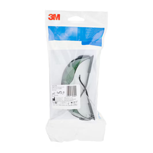 3M™ SecureFit™ 400 Veiligheidsbril, zwart/bruin montuur, Scotchgard™ condenswerende en krasbestendige coating (K&N), bruine lenzen, SF405SGAF-BLA-EU