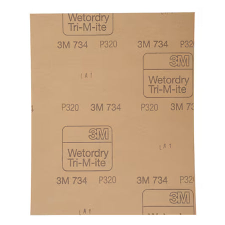 3M™ Wetordry™ Schuurvel 734, 230 mm x 280 mm, P320, 01977