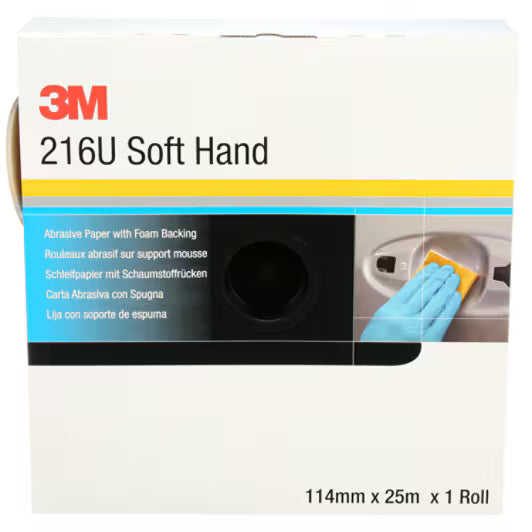 3M™ Soft Hand schuurrol 216U, 114 mm x 25 m, P320, 50335