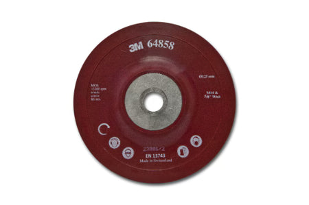 3M™ Vlakke Fibre Schijf Back-up Pad, 125 mm, vormbaar