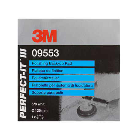3M™ Perfect-It™ Steunpad, 125 mm, 15,8 mm (5/8 in), 09553