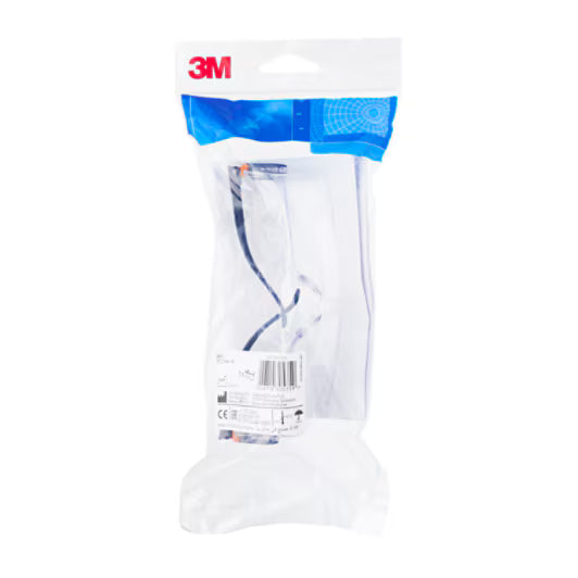 3M™ Overzetveiligheidsbril Serie 2800, krasbestendige, heldere lens, 20/doos