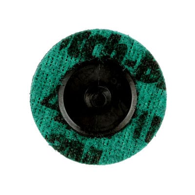 Scotch-Brite™ Roloc™ Precision Surface Conditioning-schijf, PN-DR, fijn, TR, 50.8 mm, 25/binnenverpakking, 100 stuks/doos, dispenserverpakking