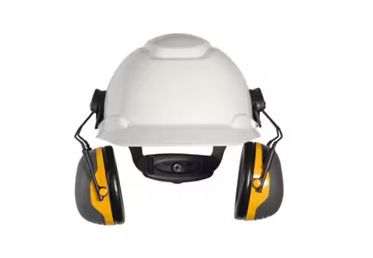 3M™ PELTOR™ Gehoorkappen, geel, helmbevestiging, X2P3