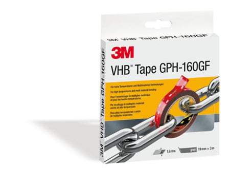 3M™ VHB™ Tape GPH-160GF, Grijs, 19 mm x 33 m, 1.6 mm
