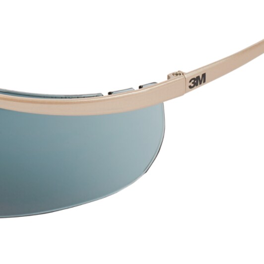3M™ Metaliks™ Veiligheidssportbrillen, metalen montuur, krasbestendig/anticondens, grijze lenzen, 71461-00004