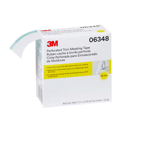 3M™ Geperforeerde Trim Masking Tape, 15 mm, harde band, 50,8 mm x 10 m, 06348