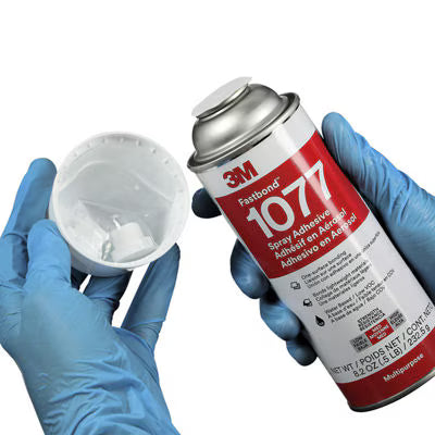3M™Fastbond™ Universele lijm op waterbasis 1077, laag VOC-gehalte <6%, neutraal, nettogewicht 8,2 oz, 6 blikken/doos