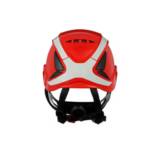 3M™ SecureFit™ X5000 Veiligheidshelm, geventileerd, reflecterend, CE, rood, X5005V-CE