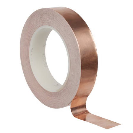 3M™ ET 1194 Koperfolie, glad, met niet-geleidende lijm, Koper, 584 mm x 33 m x 0,07 mm