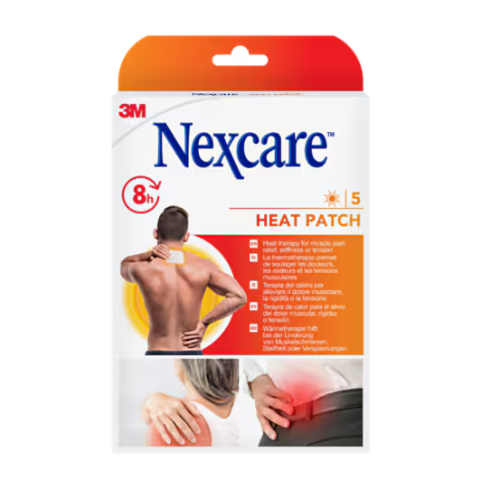Nexcare™ Warmtepleister N2005P, 9,5 cm x 13 cm, 5/verpakking