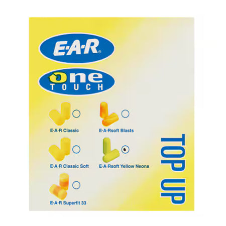 3M™ E-A-Rsoft™ Yellow Neons™ Oordoppen, bijvulzak, 500 paar/zak, PD-01-010