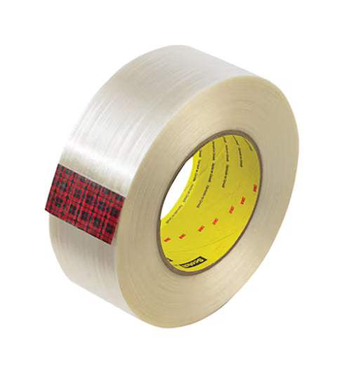 Scotch® Vezelversterkte Tape 890MSR, Transparant, 25 mm x 50 m, 0.17 mm
