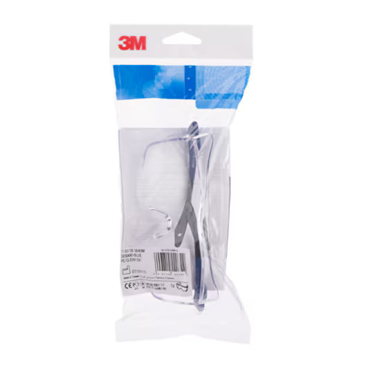 3M™ Overzetveiligheidsbril OX3000, antikras/anticondens, heldere lens, 17-5118-3040, 20/doos