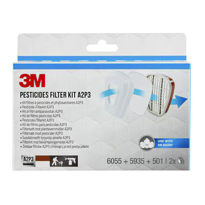 3M™ Filterset voor pesticiden filterset, 6003PRO1, A2P3, 1 set