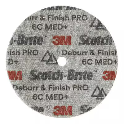 Scotch-Brite™ Deburr and Finish PRO Unitized Wiel DP-UW, 152 mm x 6.35 mm x 25.4 mm, 6C Med+,  8 WL