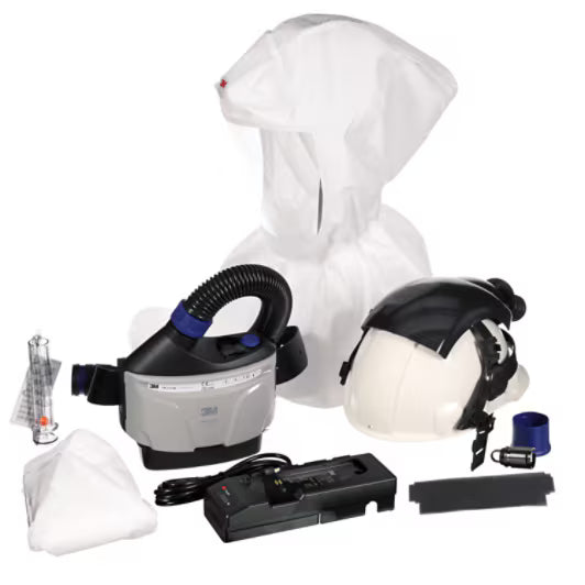 3M™ Versaflo™ Industriële helm met kap en motoraangedreven ademhalingssysteem, TR-300E+ IHK