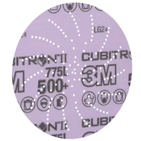 3M Xtract™ Cubitron™ II filmschijf 775L, 500+ 3MIL, 127 mm x NH, Die 500LG, 50/Carton, 250 ea/Case