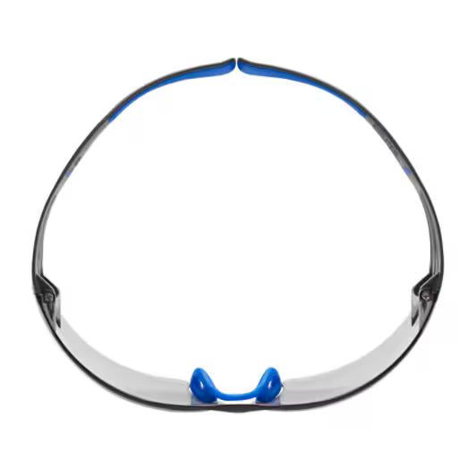 3M™ SecureFit™ 400 Veiligheidsbril, blauw/grijs montuur, Scotchgard™ condenswerende en krasbestendige coating (K&N), grijze lenzen voor binnen en buiten, SF407SGAF-BLU-EU