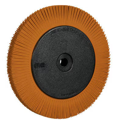 Scotch-Brite™ radiale precisieborstel, PN-RB, 80+, 203,2 mm x 25,4 mm x 31,75 mm (8 inch x 1 inch x 1-1/4 inch), type S, met flens