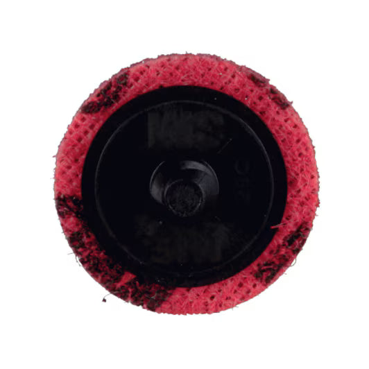 Scotch-Brite™ Roloc™ Precision Surface Conditioning-schijf, PN-DR, medium, TR, 38.1 mm, 25/binnenverpakking, 100 stuks/doos, dispenserverpakking