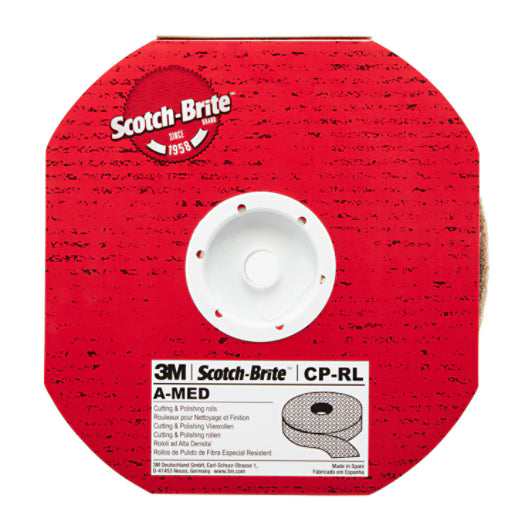 Scotch-Brite™ Cut & Polish Schuurrol CP-RL, 25 mm x 5 mm, A MED