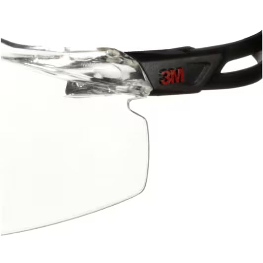 3M™ SecureFit™ 500 Veiligheidsbril, zwart montuur, antikras+ (K), heldere lenzen, SF501ASP-BLK-EU, 20/doos