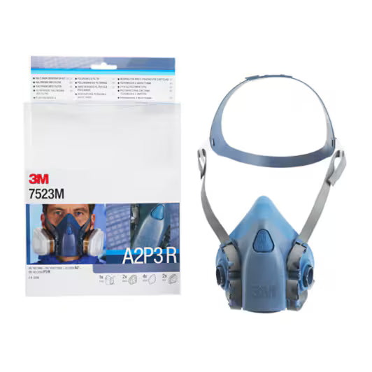 3M™ herbruikbare halfgelaatsmaskerset, A2P3 R-filter, maat M, 7523M