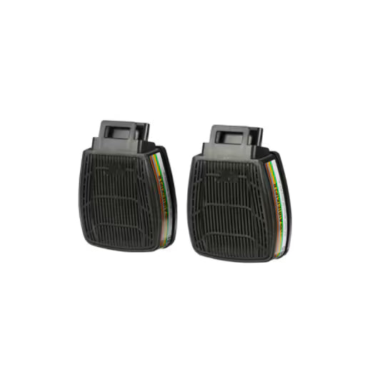 3M™ Secure Click™ gas-, damp- en deeltjesfilter, A1B1E1K1P3 R, met dubbele luchtstroom, D8094