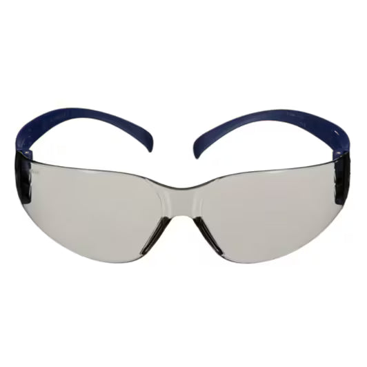 3M™ SecureFit™ 100 Veiligheidsbril, blauw montuur, antikras/anticondens, lichtgrijze lens voor binnen/buiten, SF107AF-BLU-EU, 20/doos