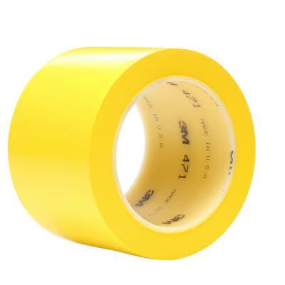 3M™ Vinyl Tape 471, Geel, 50 mm x 33 m, 0.14 mm