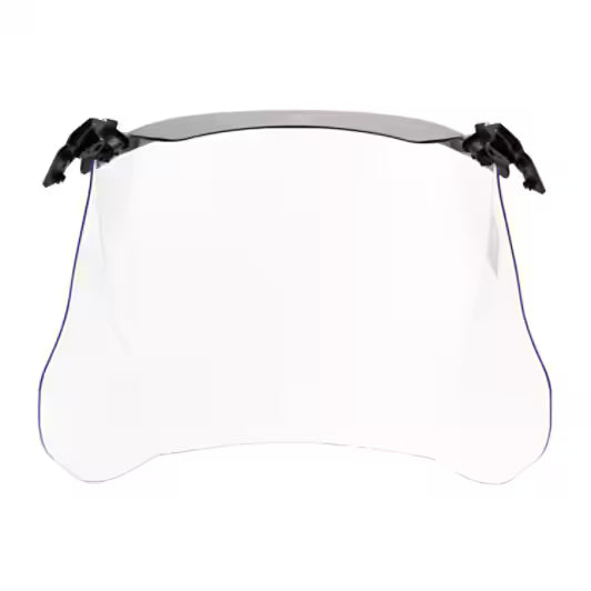 3M™ Gelaatsscherm, korte klep, polycarbonaat, helder, large, V4KK