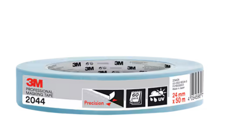 3M™ Professionele afplaktape 2044, 24 mm x 50 m, 1 rol/verpakking