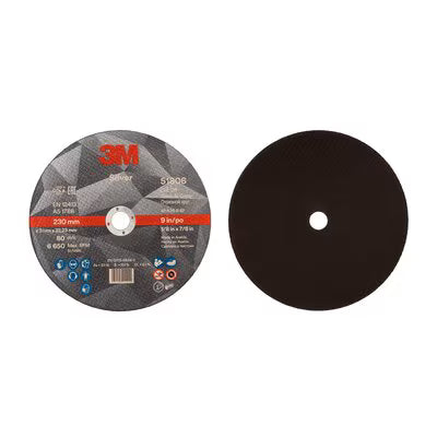 3M™ Silver Doorslijpschijf, T41, 230 mm x 3 mm x 22.23 mm