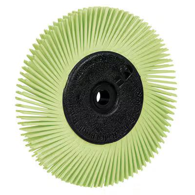 Scotch-Brite™ radiale precisieborstel, PN-RB, 50+, 152,4 mm x 12,7 mm x 25,4 mm (6 inch x 1/2 inch x 1 inch), type A, met adapter
