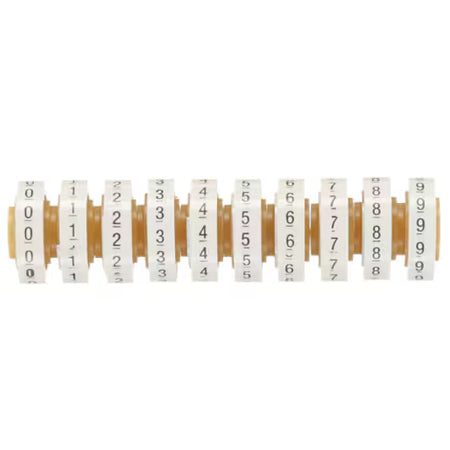 3M™ ScotchCode™ SDR-0/9 Kabelmarkering Navulrollen, Nummer 0-9, 10x Retailverpakking