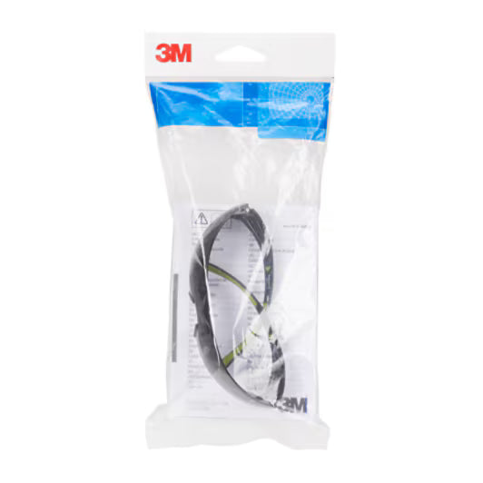 3M™ SecureFit™ 400 Veiligheidsbril, zwart/groen montuur, antikras/anticondens, grijze lenzen, SF402AS/AF-EU