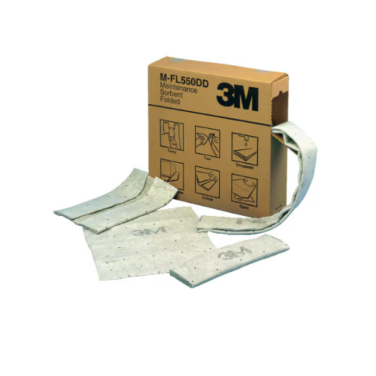 3M™ Industrieel absorptiemiddel Multiformaat M-F2001, 120 mm x 15.2 m, 3/Doos