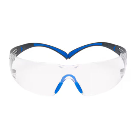 3M™ SecureFit™ 400 Veiligheidsbril, blauw/grijs montuur, Scotchgard™ condenswerende en krasbestendige coating (K&N), heldere lenzen, SF401SGAF-BLU-EU