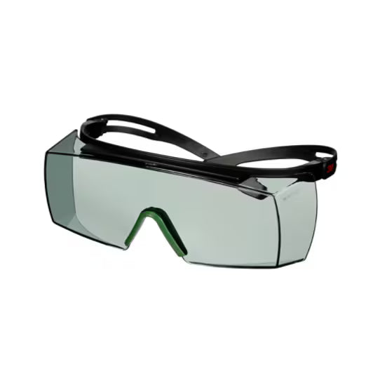 3M™ SecureFit™ 3700 Overzetbril, zwarte veren, krasbestendige, IR 1.7 grijze lens, SF3717AS-BLK, 20/doos