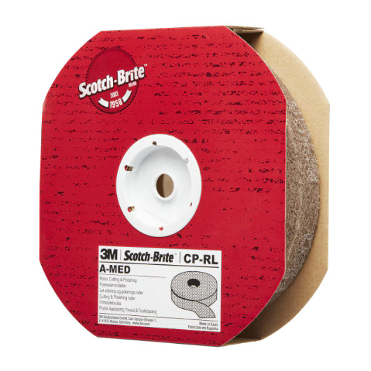 Scotch-Brite™ Cut & Polish Schuurrol CP-RL, 25 mm x 5 mm, A MED
